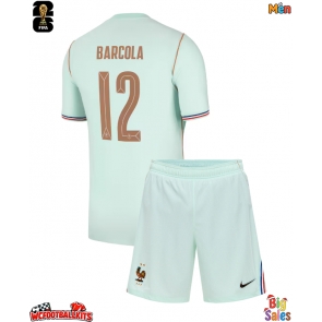 France Bradley Barcola #12 Replica Away Stadium Shirt World Cup 2026 Short Sleeve